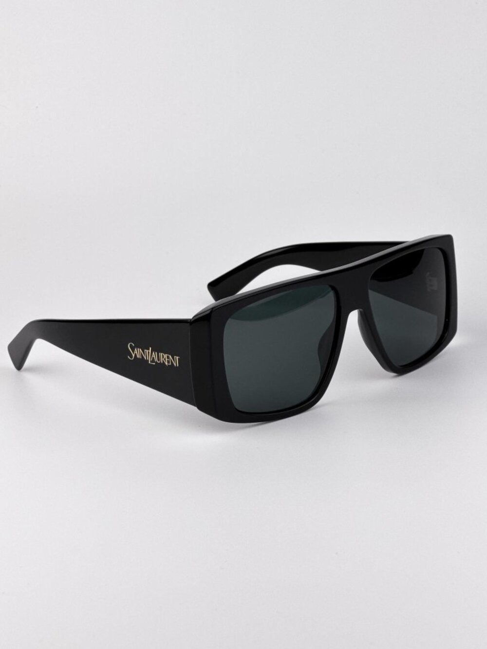Saint Laurent SL832 001 Square Sunglasses – Black Grey Unisex Sunglasses - Picture 3 of 14